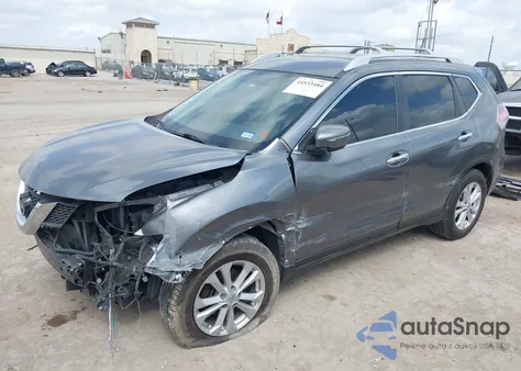 2015 Nissan Rogue Sv from USA, damaged, VIN KNMAT2MV2FP504837